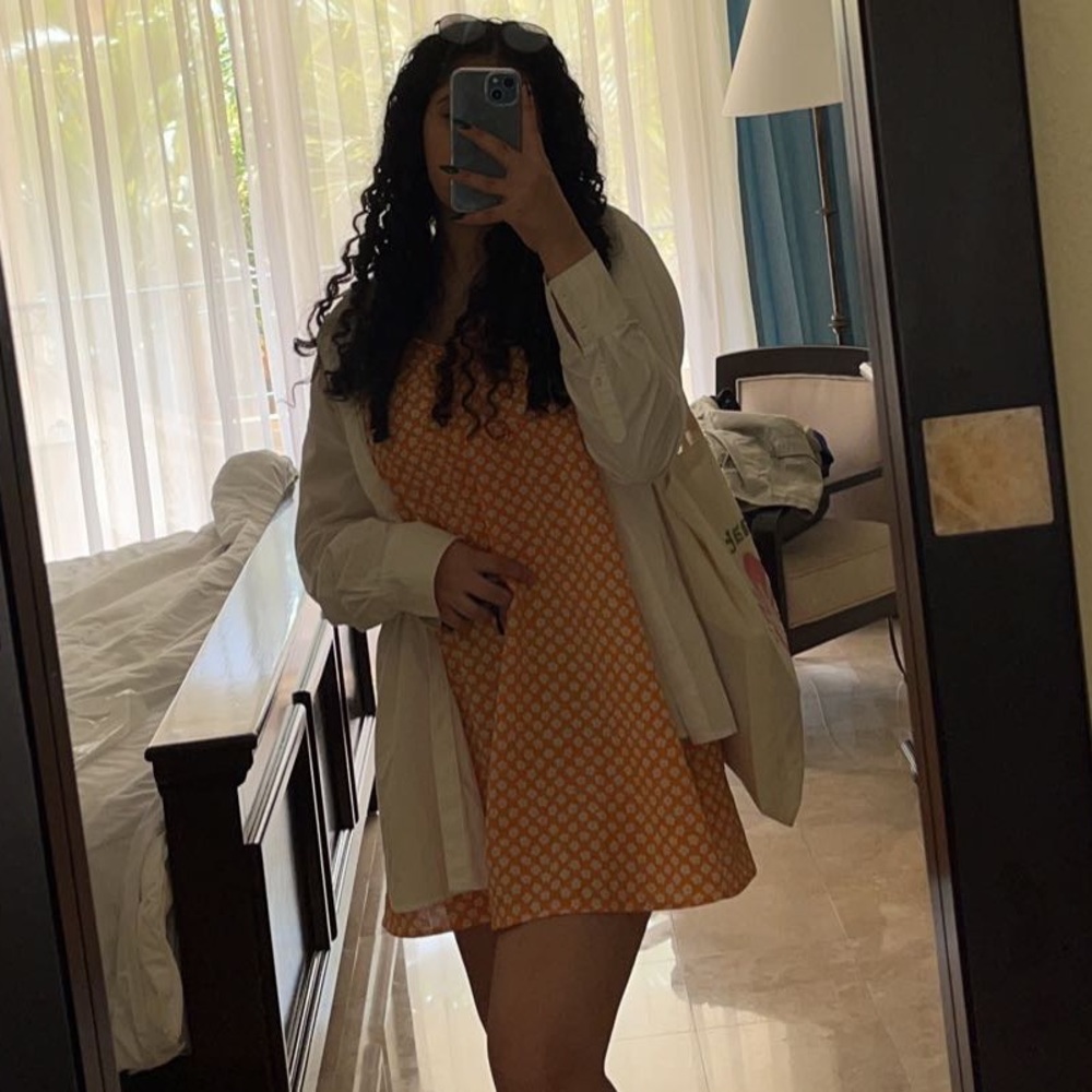 h&m floral summer babydoll dress